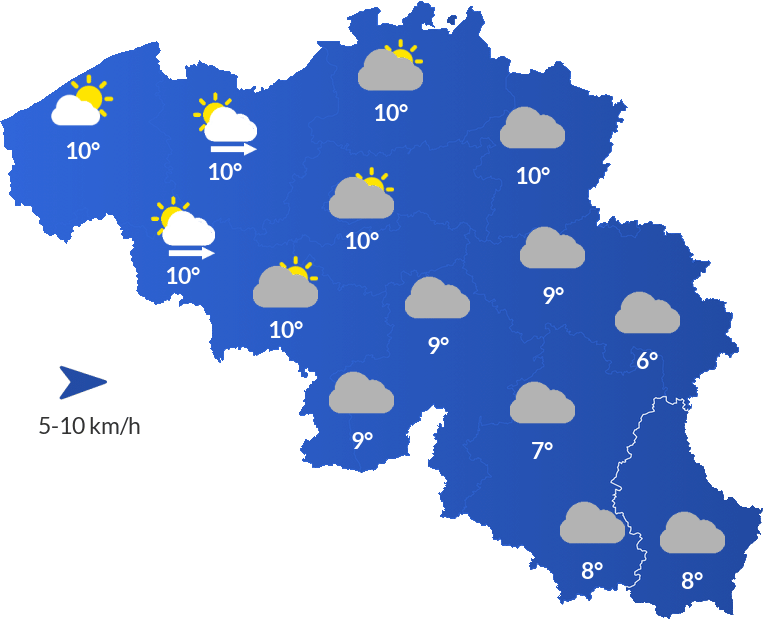 Météo en Belgique - Mercredi 17 décembre Après-midi