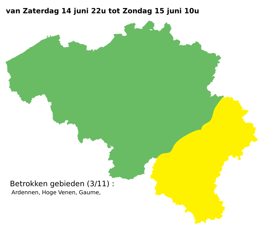 Alarm onweer