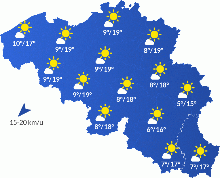 Het Weer In België - Maandag 12 mei